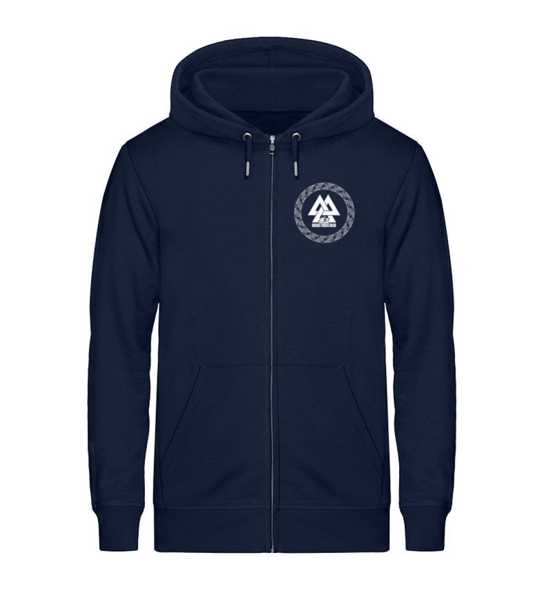 Wikinger-Zipp Hoodie "Valhalla Ruf" – Ruf der Ahnen Organic Zipper - Nordic Viking Wear
