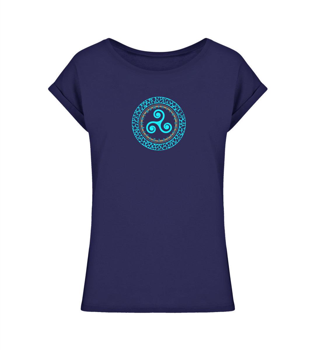 Extended Shirt „Runenkreis & Triskelion – Nordische Symbolkraft“ - Nordic Viking Wear