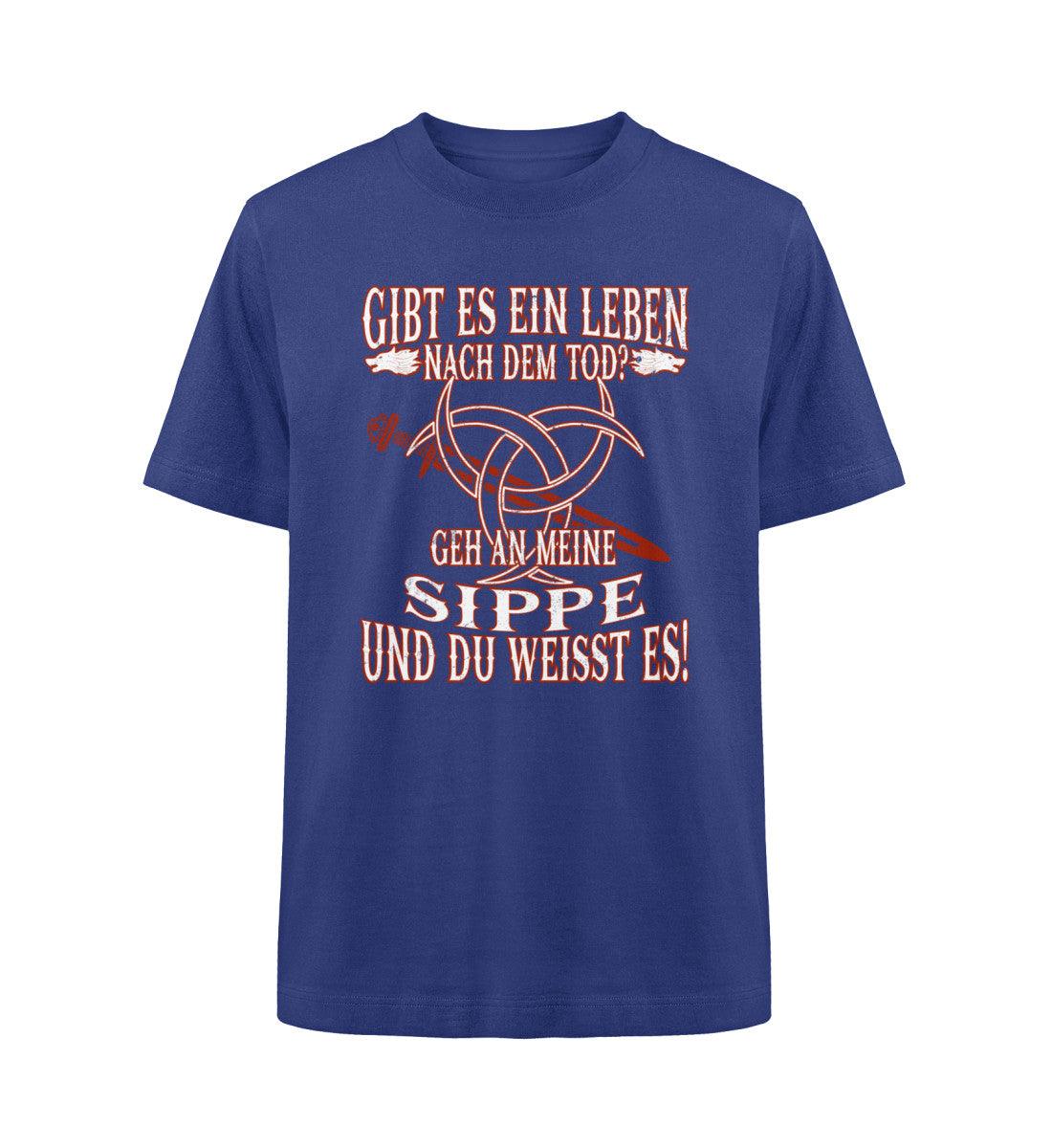 Gibt Es Ein Leben Nach Dem Tod? Geh An Meine Sippe Wikinger Heavy Oversized Shirt - Nordic Viking Wear