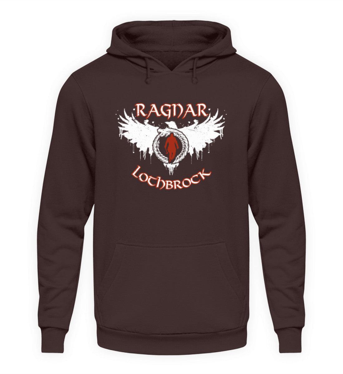 Wikinger Hoodie Ragnar Lothbrock Design - Eroberergeist und Legenden Design - Nordic Viking Wear