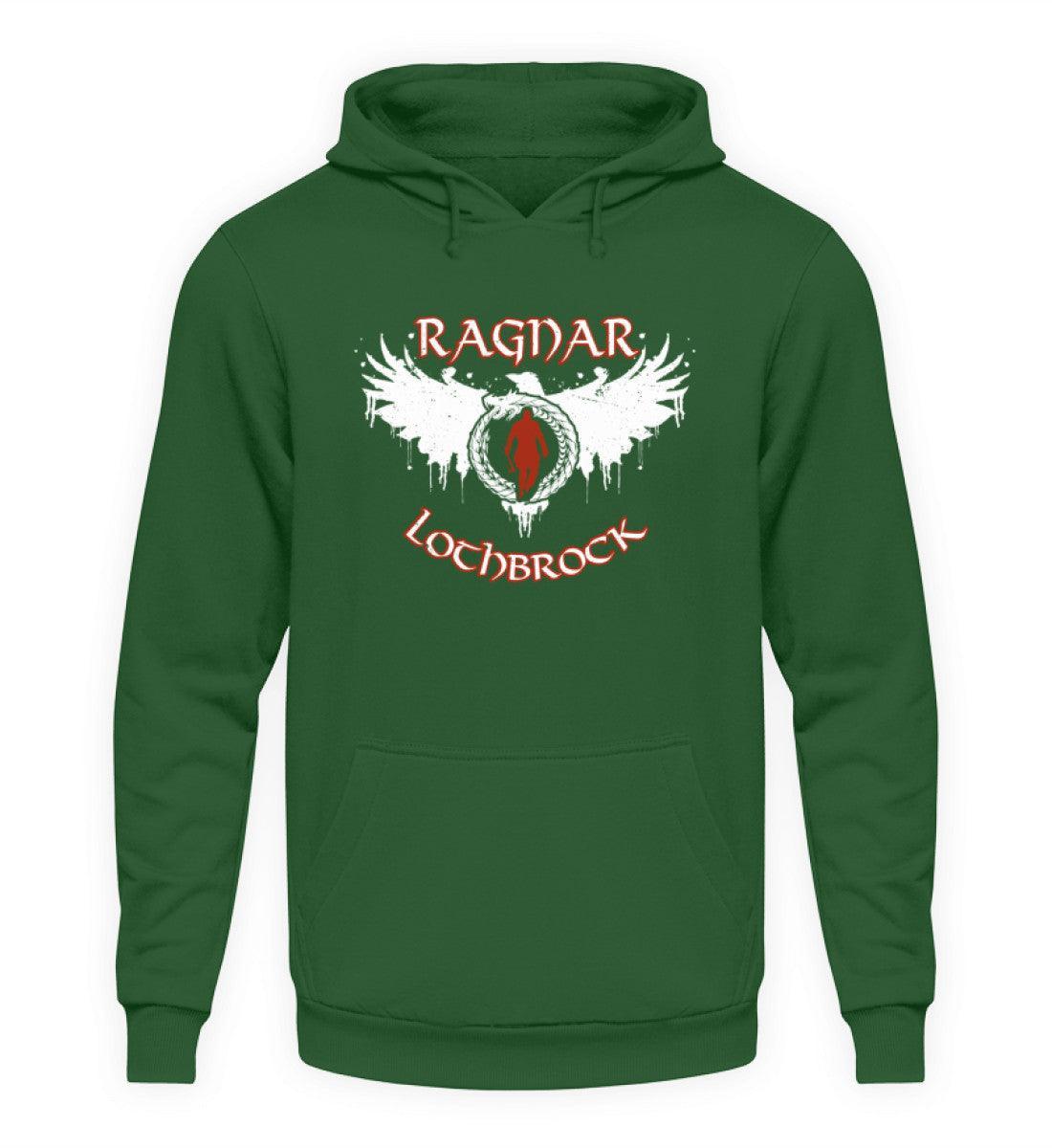 Wikinger Hoodie Ragnar Lothbrock Design - Eroberergeist und Legenden Design - Nordic Viking Wear