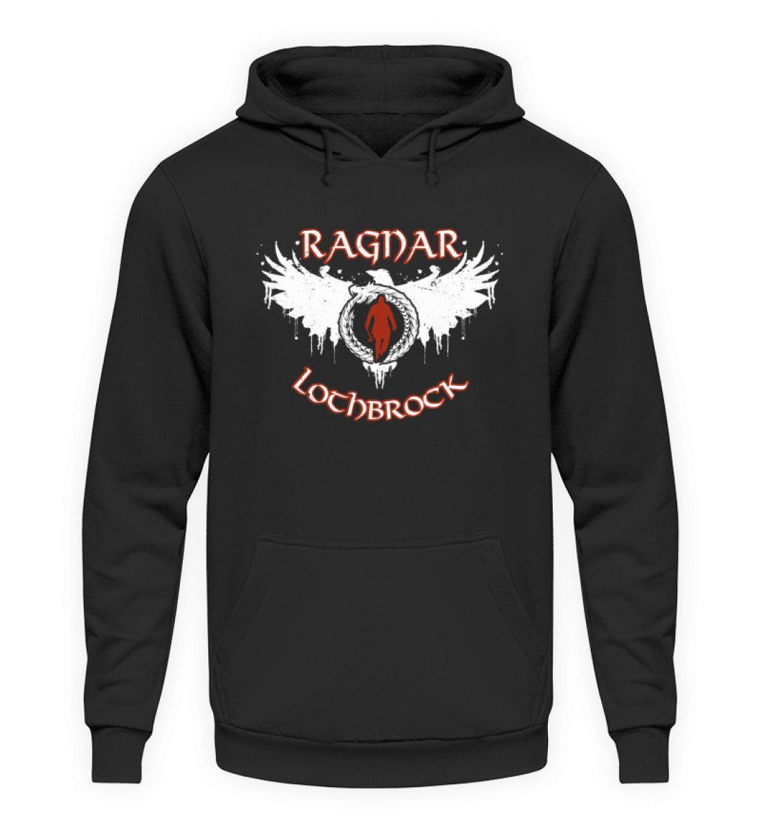 Wikinger Hoodie Ragnar Lothbrock Design - Eroberergeist und Legenden Design - Nordic Viking Wear