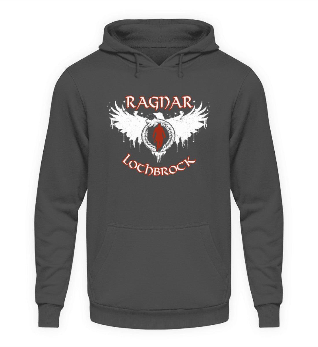 Wikinger Hoodie Ragnar Lothbrock Design - Eroberergeist und Legenden Design - Nordic Viking Wear