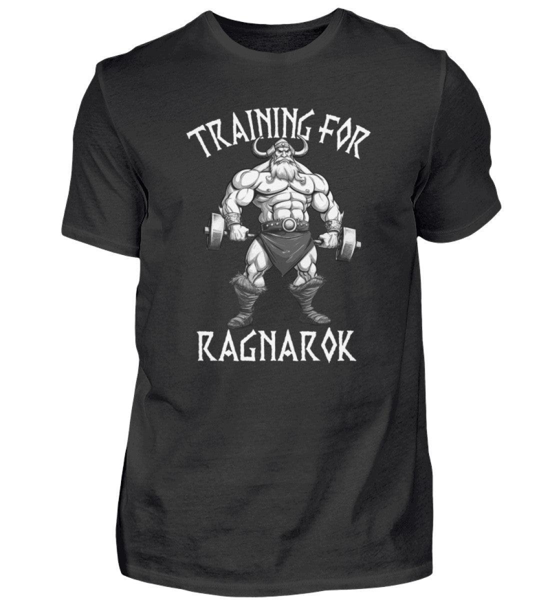 Wikinger Bodybuilder Shirt "Training für Ragnarök" – Motivation & Stärke für das Fitnessstudio - Nordic Viking Wear