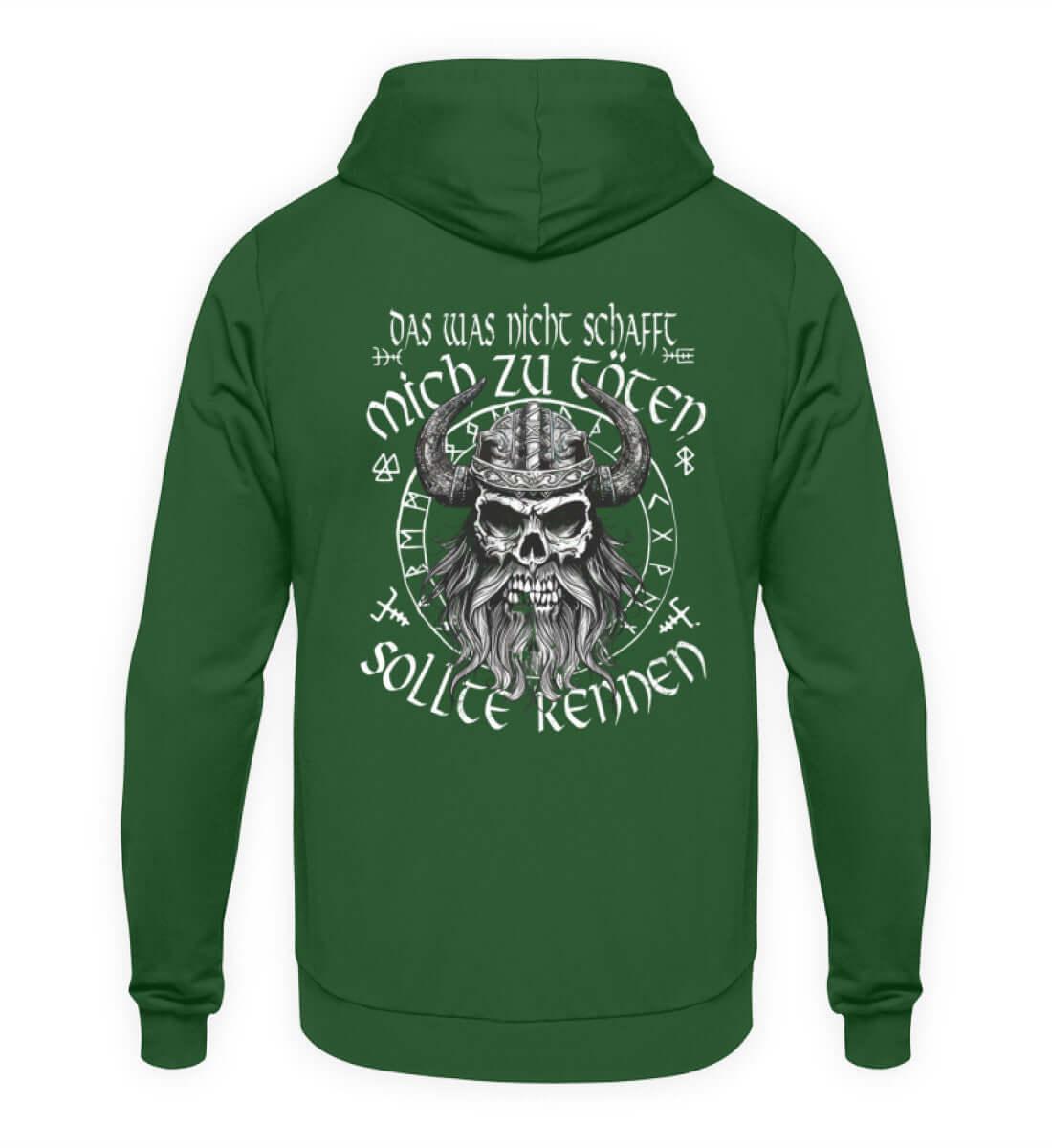 "Humorvoller Wikinger-Hoodie – 'Das was nicht schafft mich zu töten, sollte rennen'" - Nordic Viking Wear