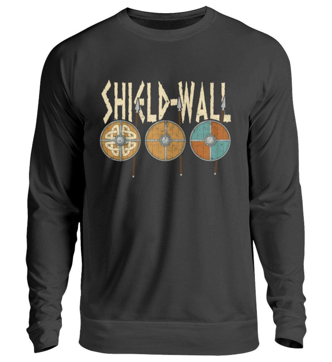 Wikinger Shield-Wall Sweatshirt - Krieger Verteidigungslinie - Nordische Schlacht Bekleidung - Nordic Viking Wear