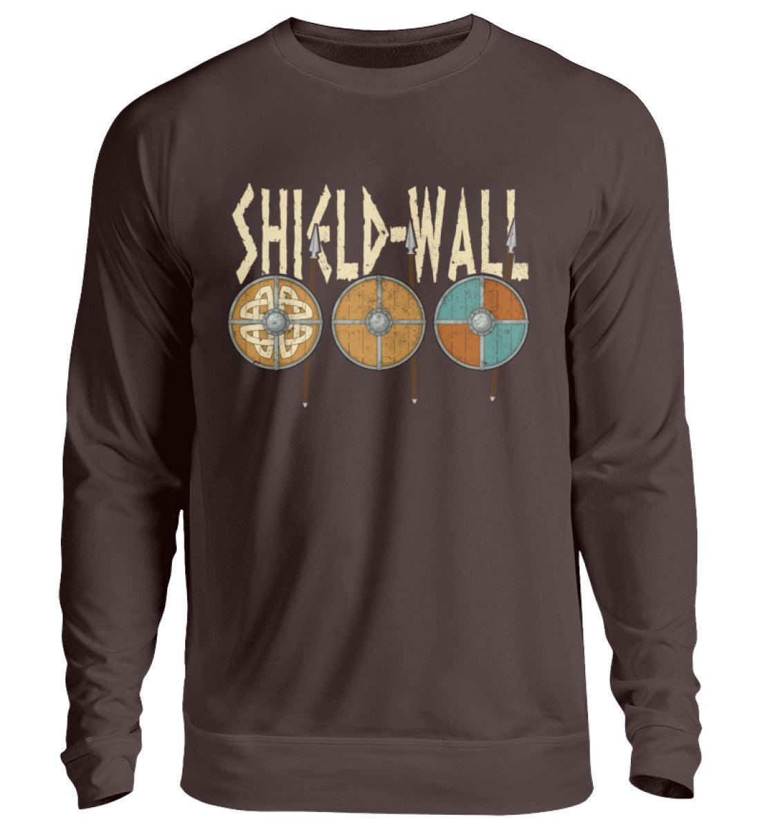 Wikinger Shield-Wall Sweatshirt - Krieger Verteidigungslinie - Nordische Schlacht Bekleidung - Nordic Viking Wear