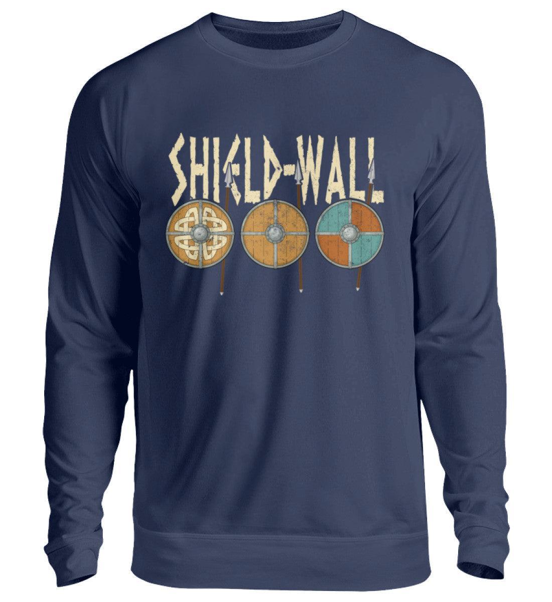 Wikinger Shield-Wall Sweatshirt - Krieger Verteidigungslinie - Nordische Schlacht Bekleidung - Nordic Viking Wear