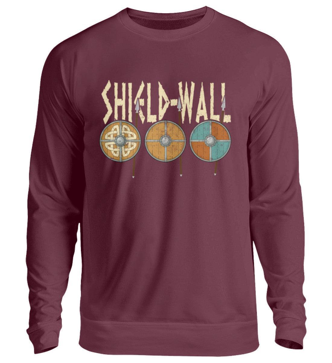 Wikinger Shield-Wall Sweatshirt - Krieger Verteidigungslinie - Nordische Schlacht Bekleidung - Nordic Viking Wear