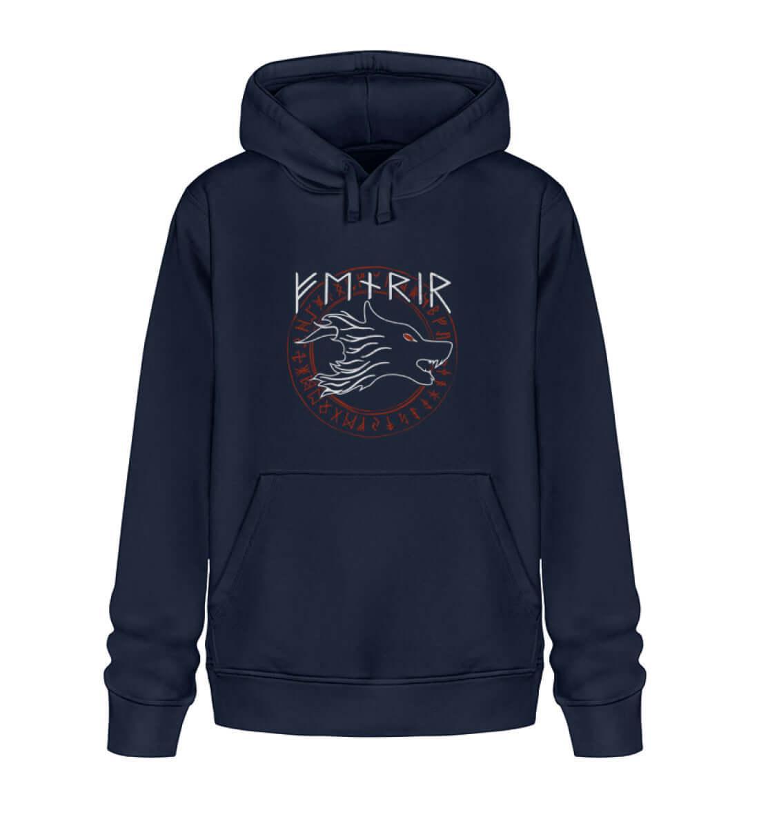 Fenrir Wolf Wikinger-Premium Hoodie – Macht und Legende vereint - Nordic Viking Wear