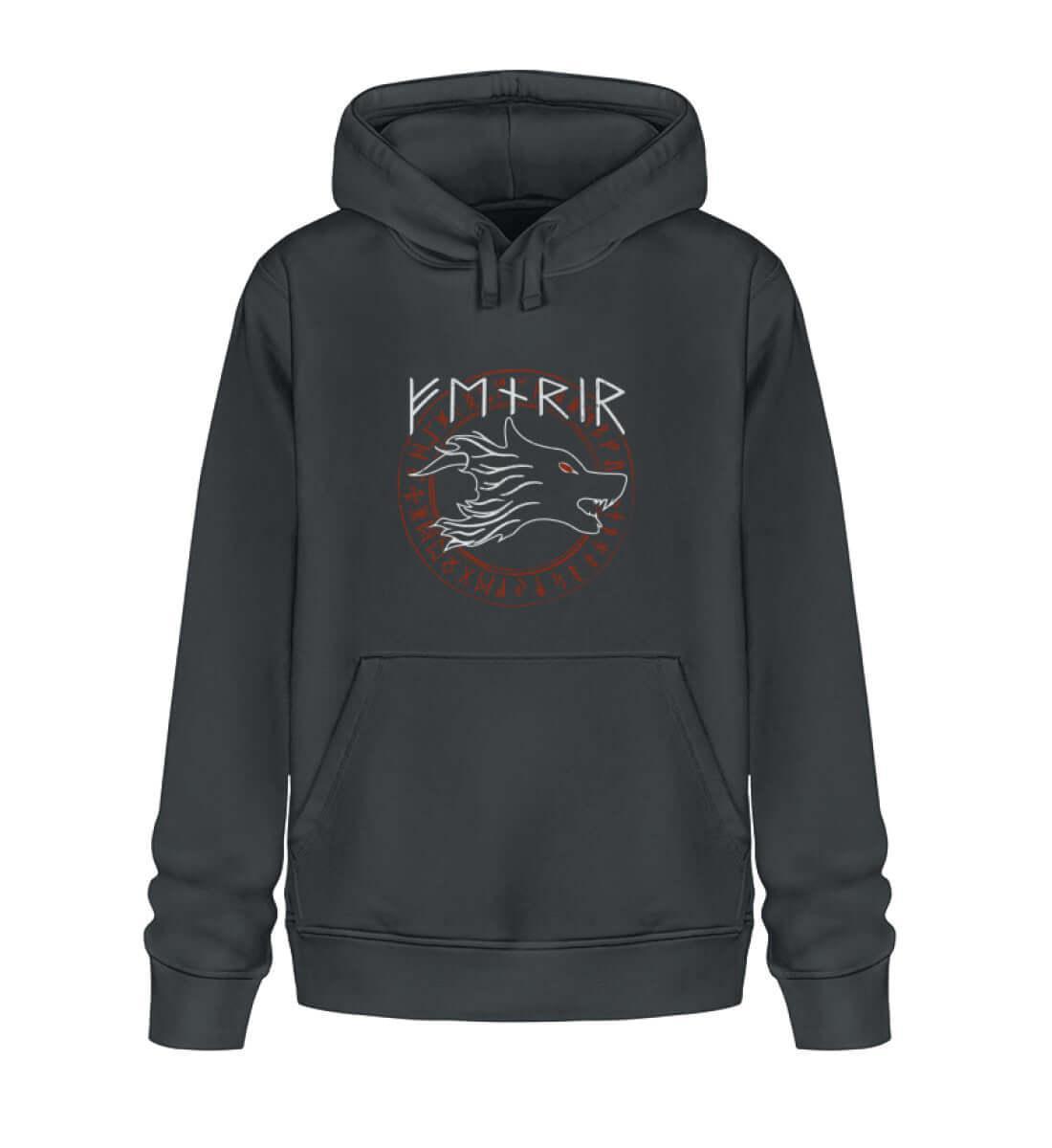 Fenrir Wolf Wikinger-Premium Hoodie – Macht und Legende vereint - Nordic Viking Wear