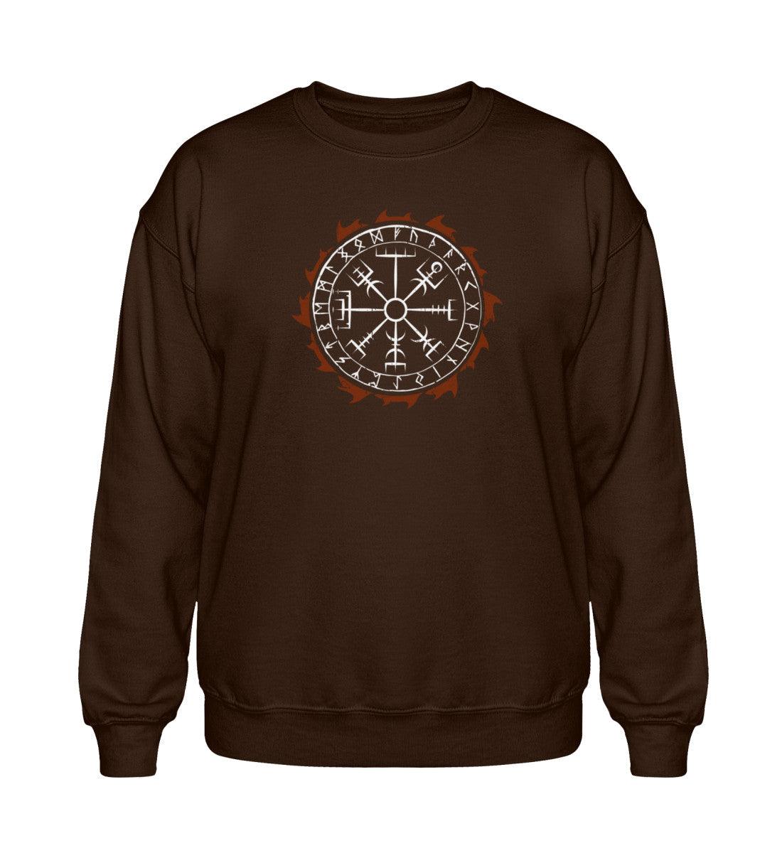 Vegvisir – Nordischer Wikinger Kompass Heavy Sweatshirt - Nordic Viking Wear
