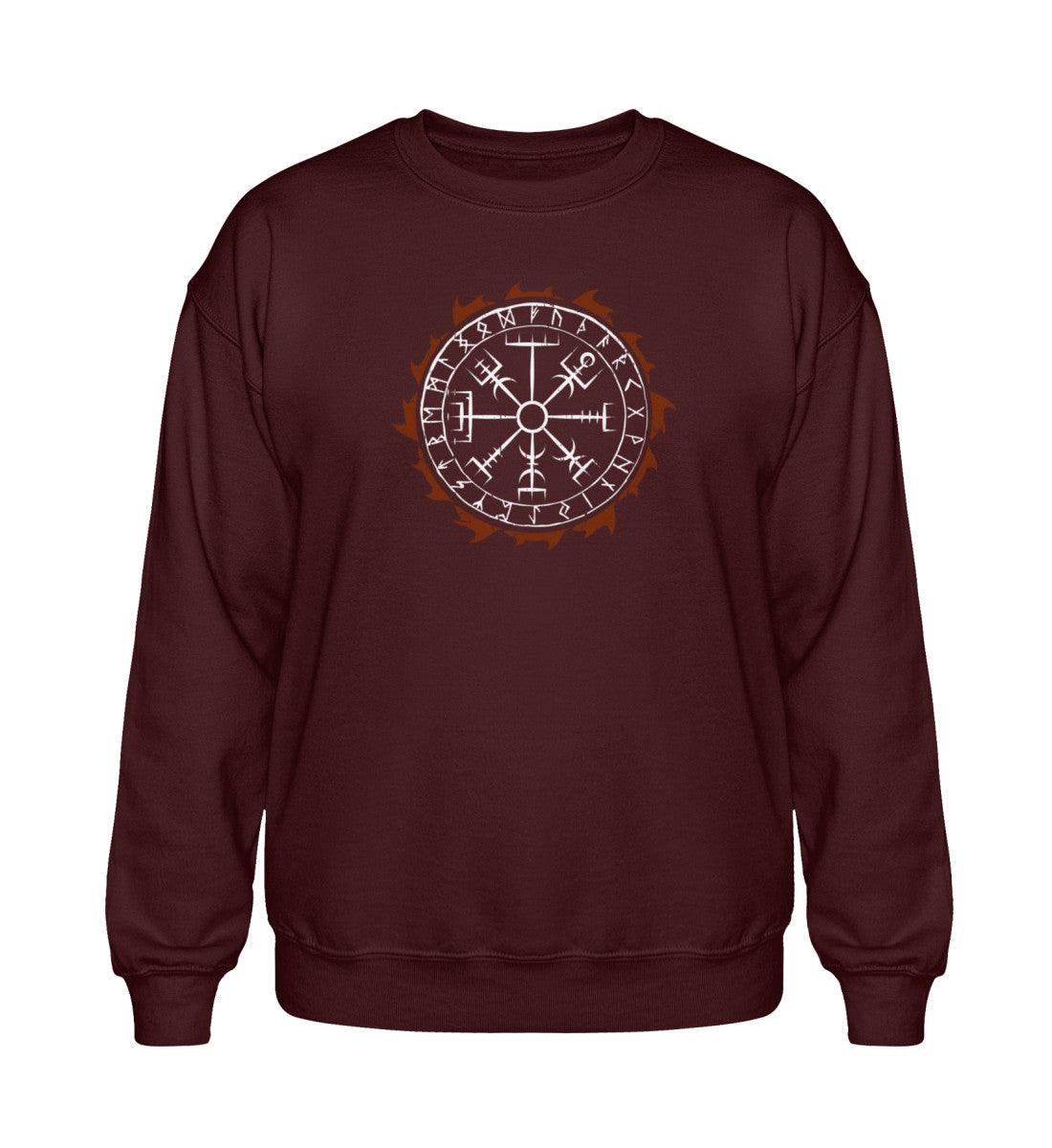 Vegvisir – Nordischer Wikinger Kompass Heavy Sweatshirt - Nordic Viking Wear