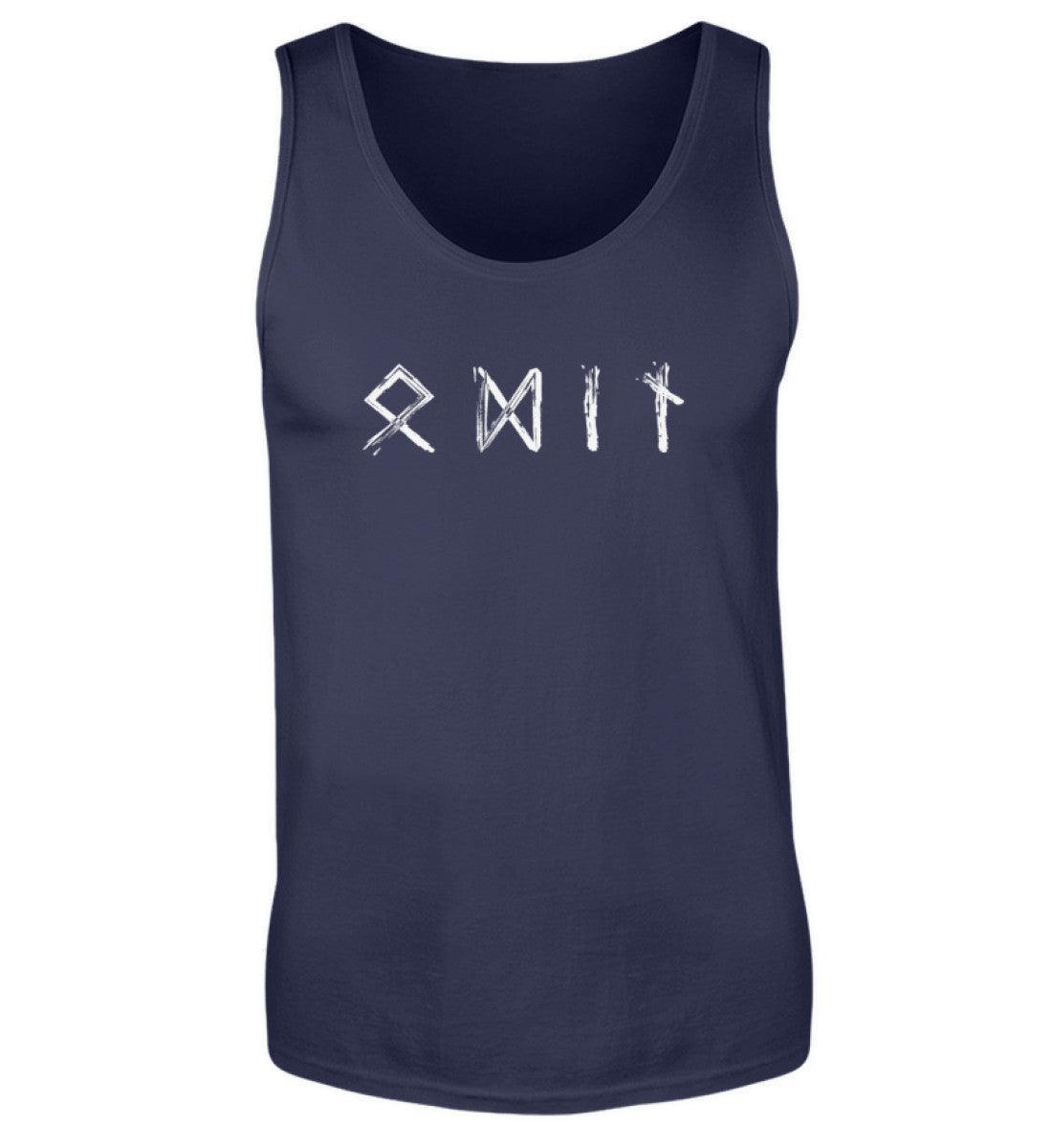 Odin Runenschrift Tanktop - Wikinger Götter Tee - Nordisches Symbol Shirt - Nordic Viking Wear