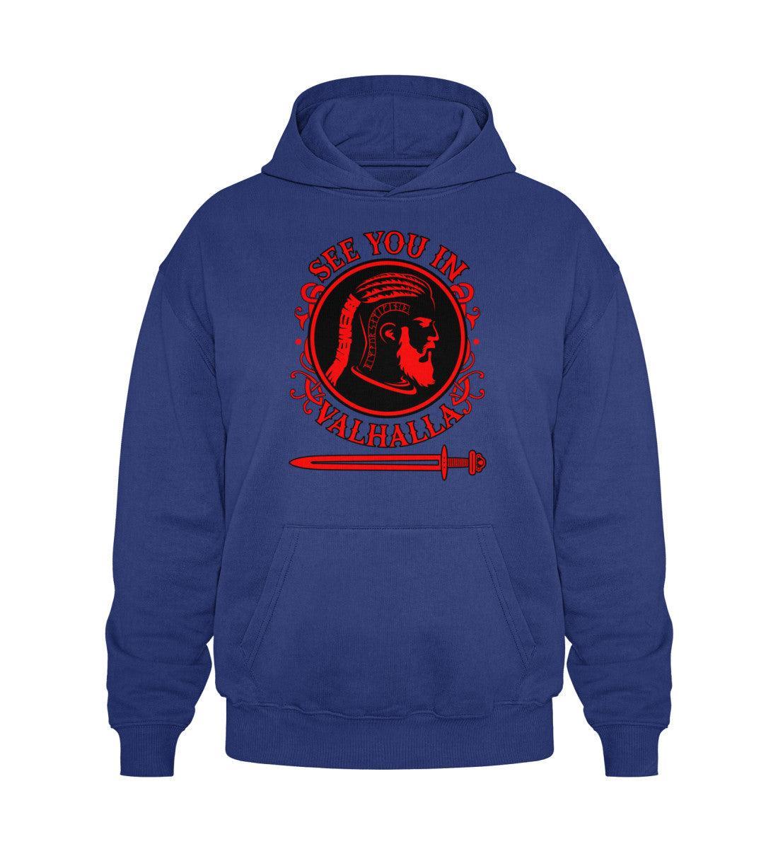 Wikinger Heavy Vintage Hoodie See You In Valhalla - Nordic Viking Wear