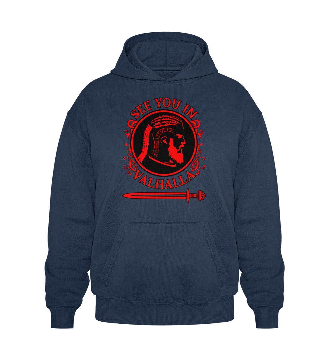 Wikinger Heavy Vintage Hoodie See You In Valhalla - Nordic Viking Wear