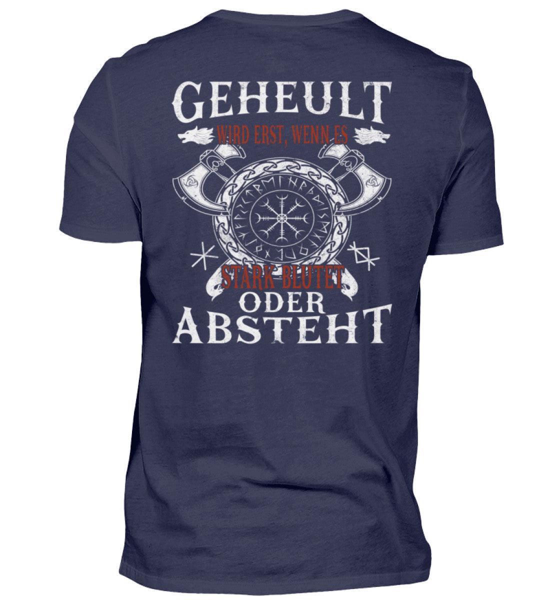 Lustiges Wikinger Shirt – Humorvolles Viking T-Shirt mit witzigem Spruch und Helm of Awe - Nordic Viking Wear