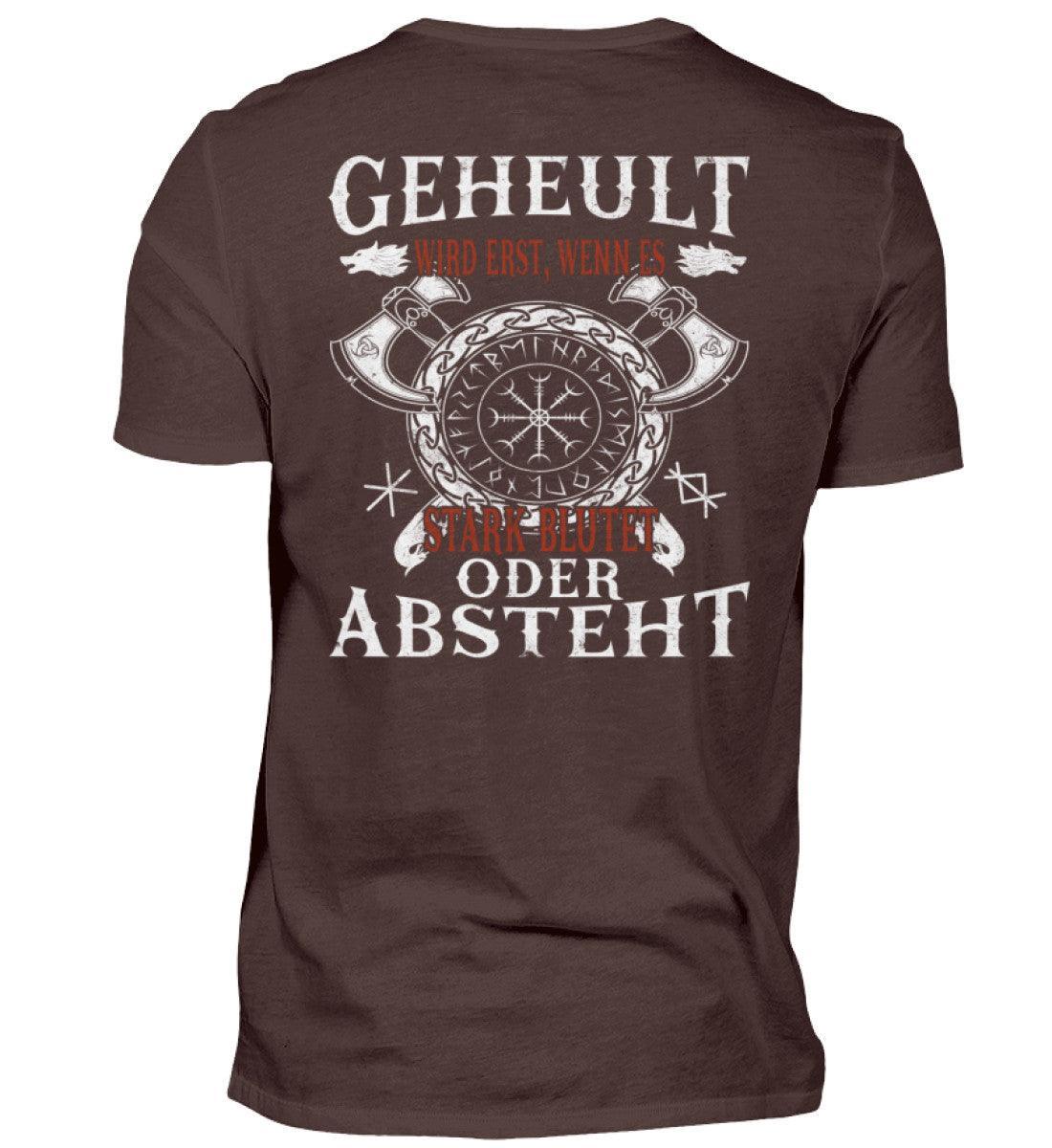 Lustiges Wikinger Shirt – Humorvolles Viking T-Shirt mit witzigem Spruch und Helm of Awe - Nordic Viking Wear