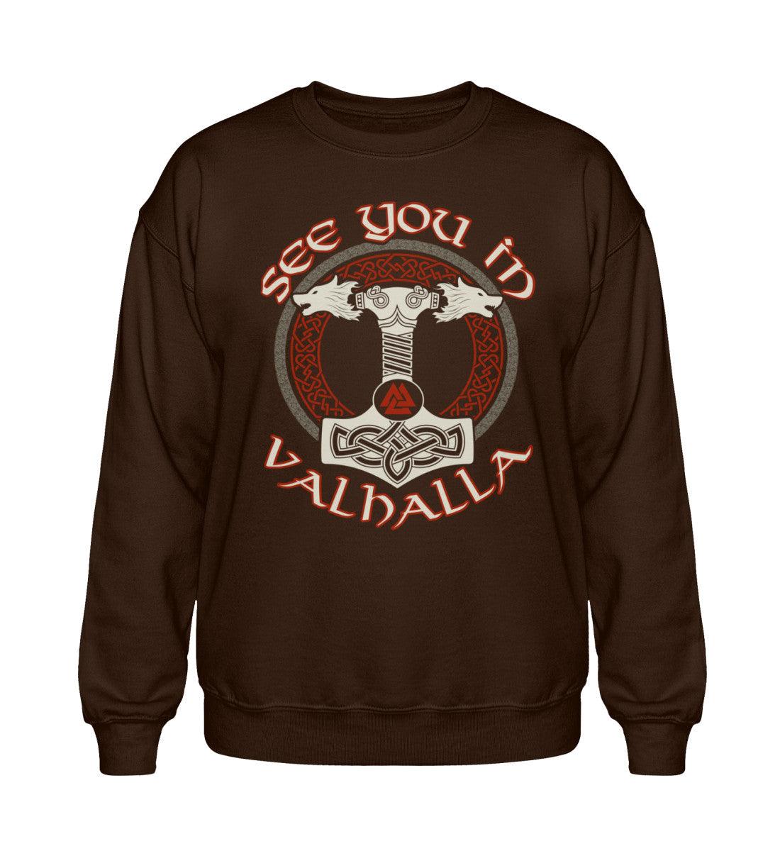Heavy Blend Sweatshirt – „See You in Valhalla“ - Nordic Viking Wear