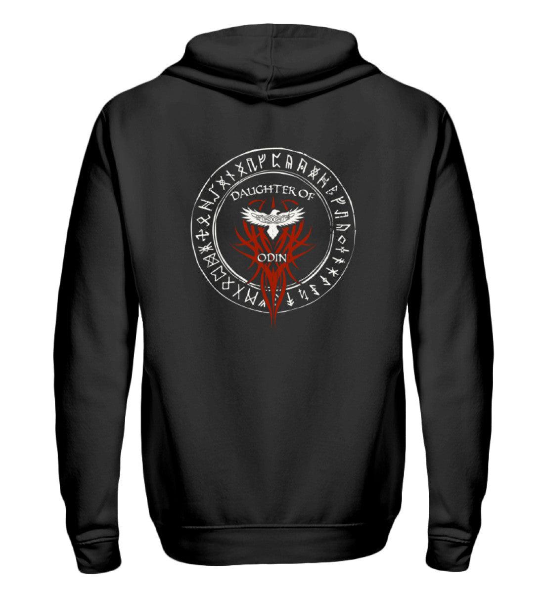 ⚔ Zipp-Hoodie „Daughter of Odin – Kriegerin des Nordens“ ⚔ - Nordic Viking Wear