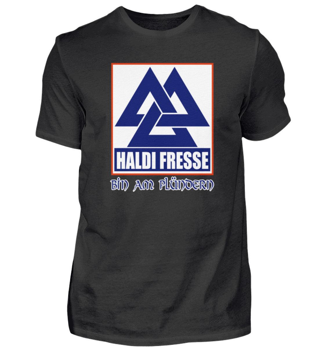 Haldi Fresse - Wikinger Shirt "Bin am Plündern" - Lustiges Viking Design - Nordic Viking Wear