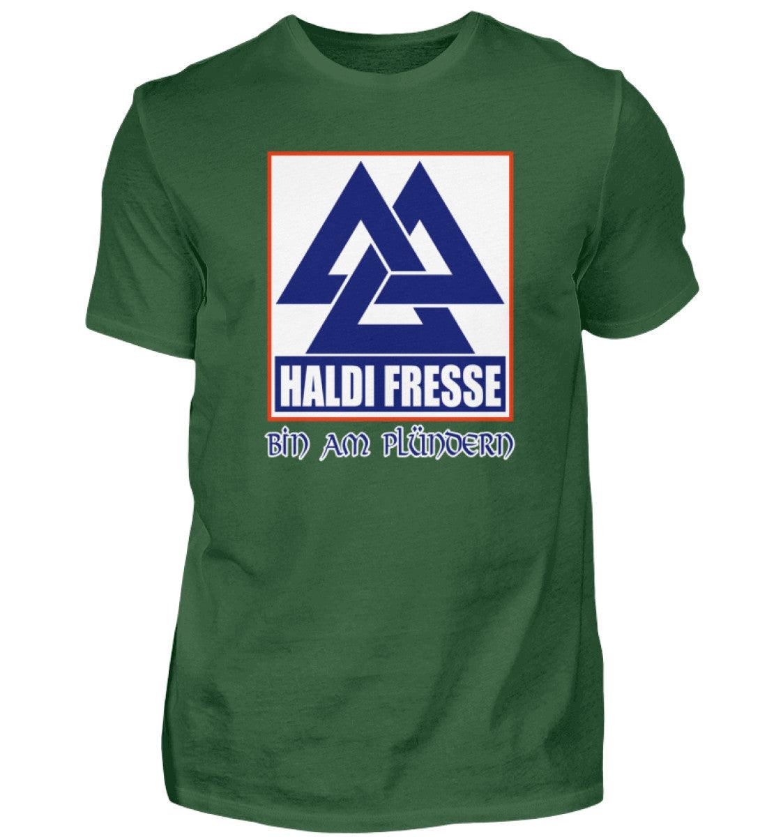 Haldi Fresse - Wikinger Shirt "Bin am Plündern" - Lustiges Viking Design - Nordic Viking Wear