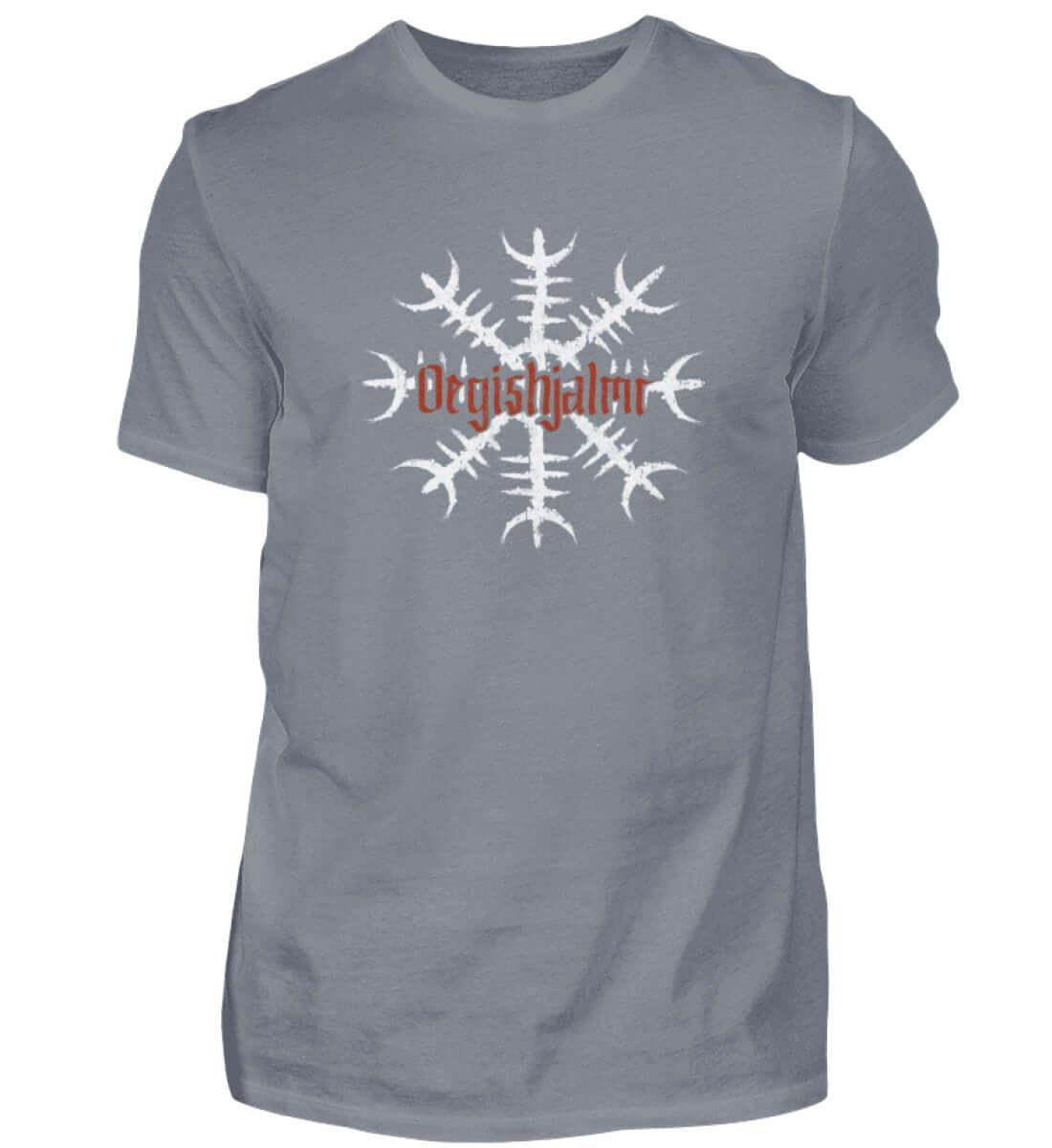 Wikinger T-Shirt 'Ögishjalmur' – Helm of Awe Design für Mut und Schutz - Nordic Viking Wear