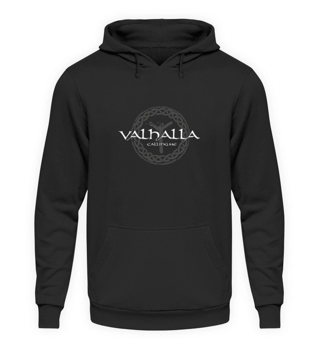 Wikinger-Hoodie "Valhalla Calling Me" mit Rune Algiz – Nordische Mythologie Hoodie - Nordic Viking Wear