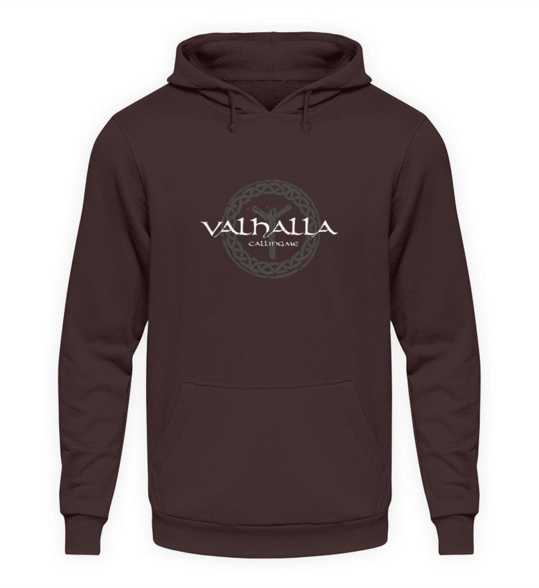 Wikinger-Hoodie "Valhalla Calling Me" mit Rune Algiz – Nordische Mythologie Hoodie - Nordic Viking Wear