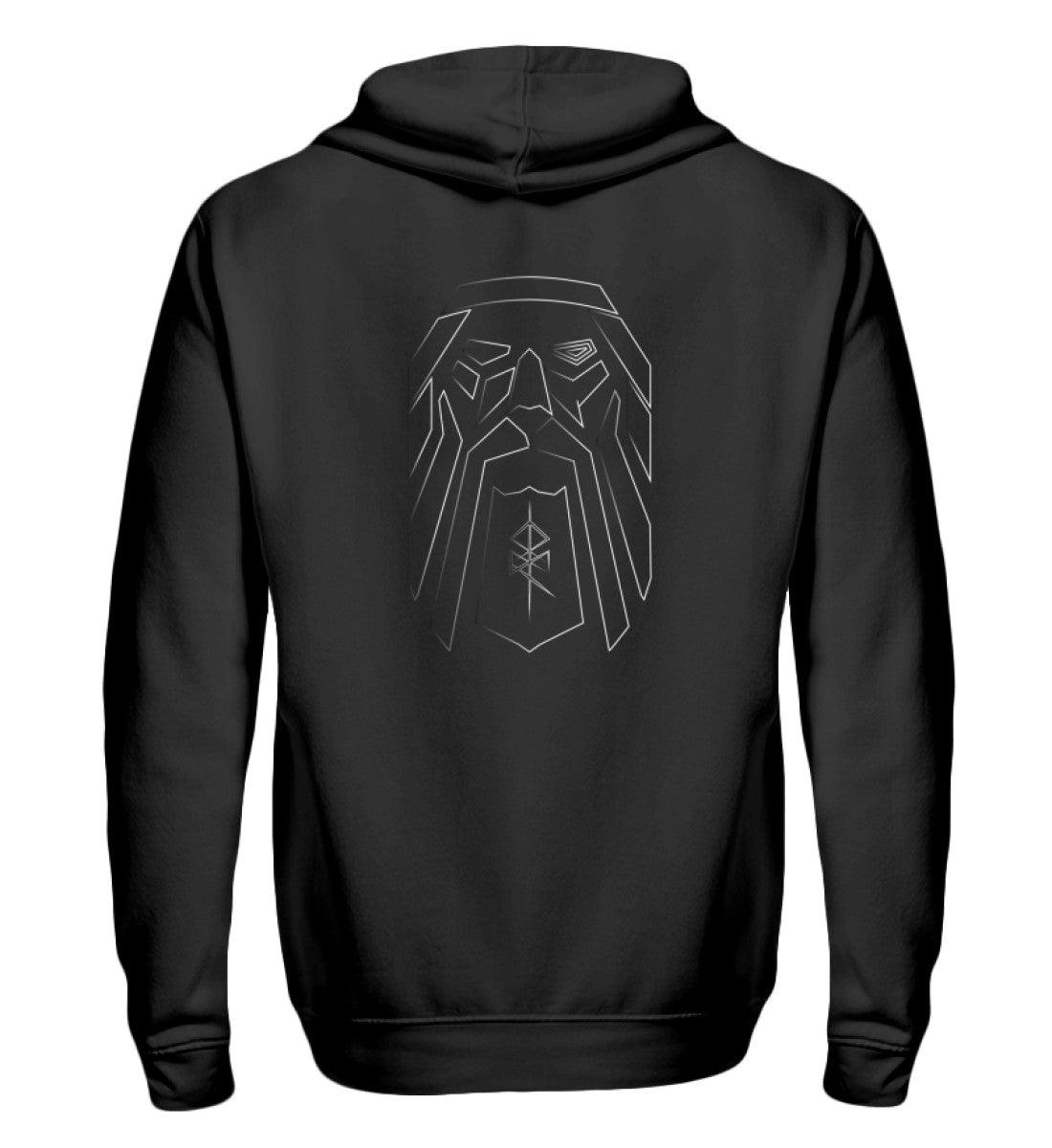 Odin Wikinger Zipp-Hoodie mit Runen - Nordic Viking Wear