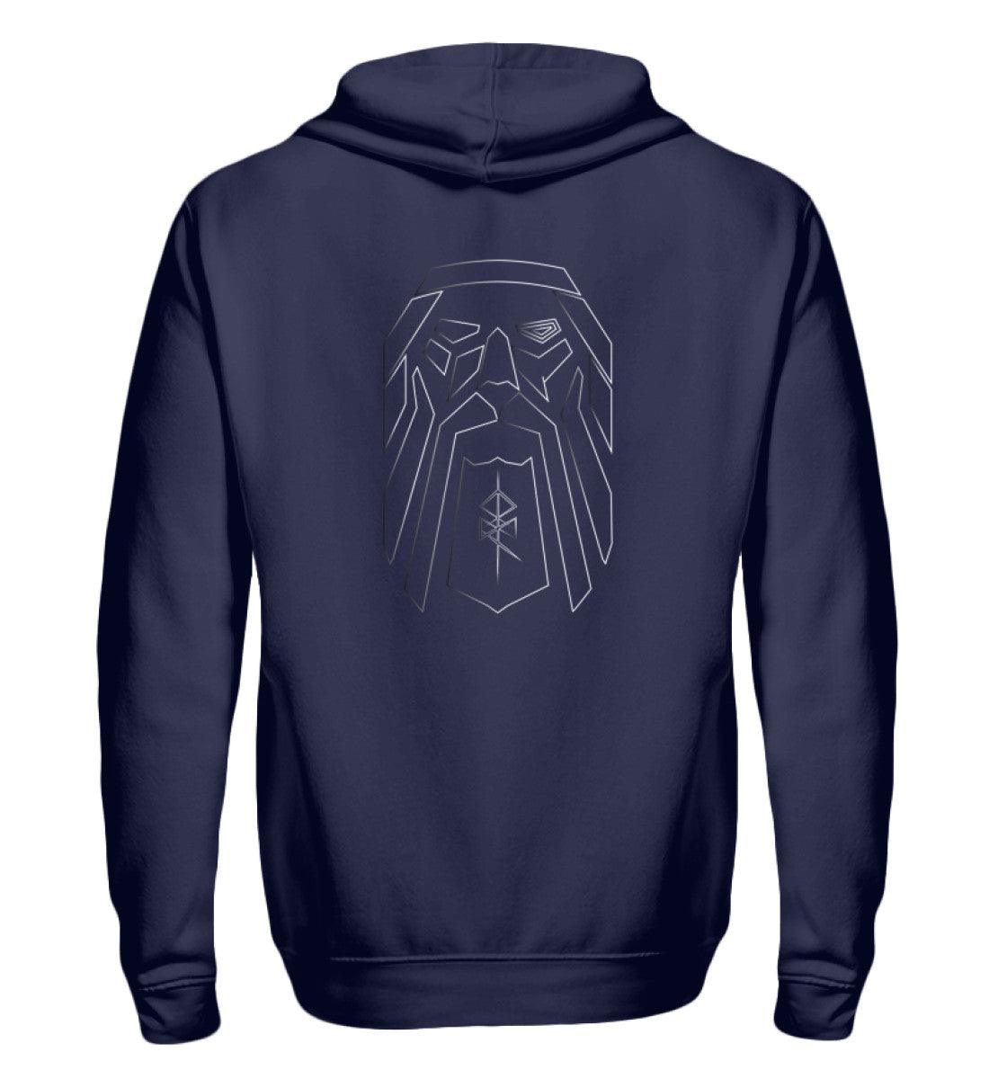 Odin Wikinger Zipp-Hoodie mit Runen - Nordic Viking Wear