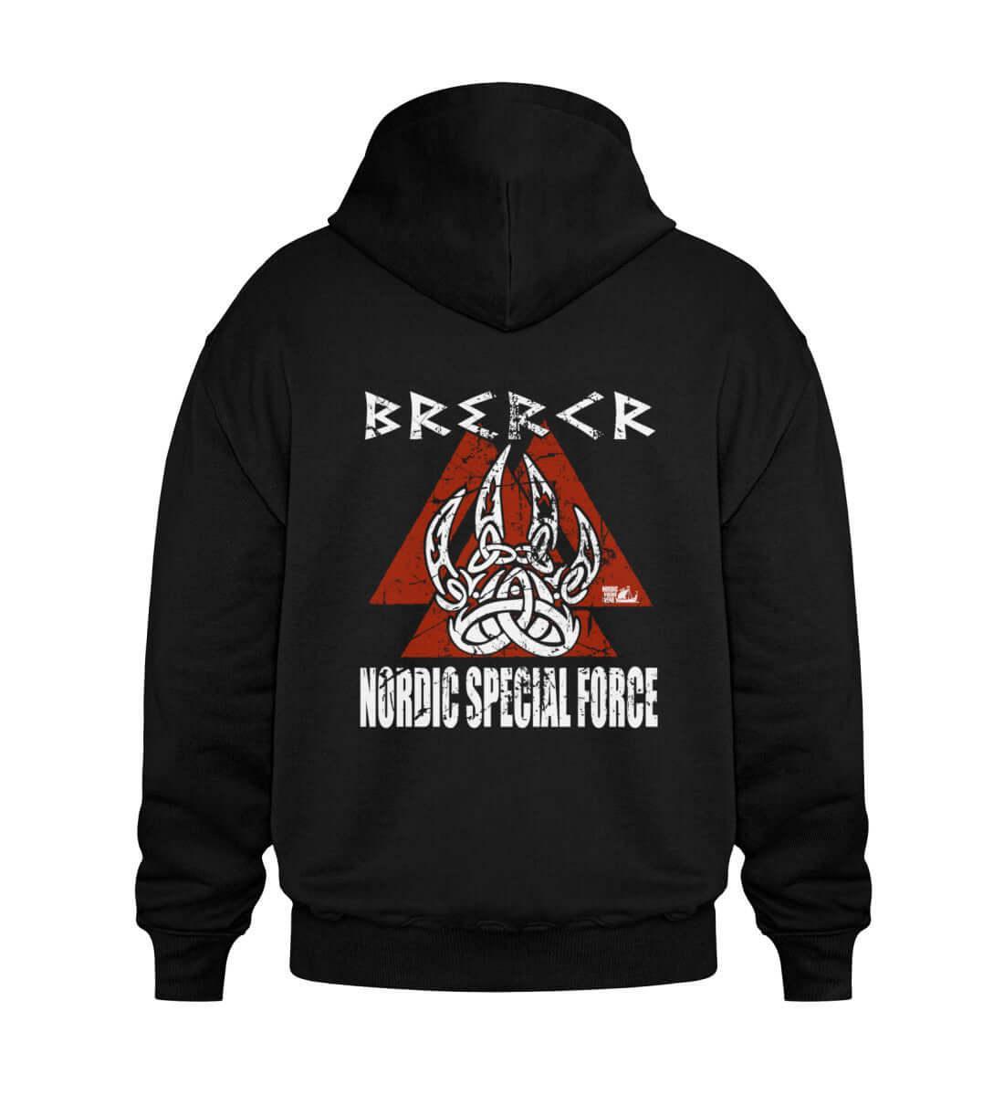 Wikinger Heavy Vintage Hoodie Berserker "Nordic Special Force" - Nordic Viking Wear