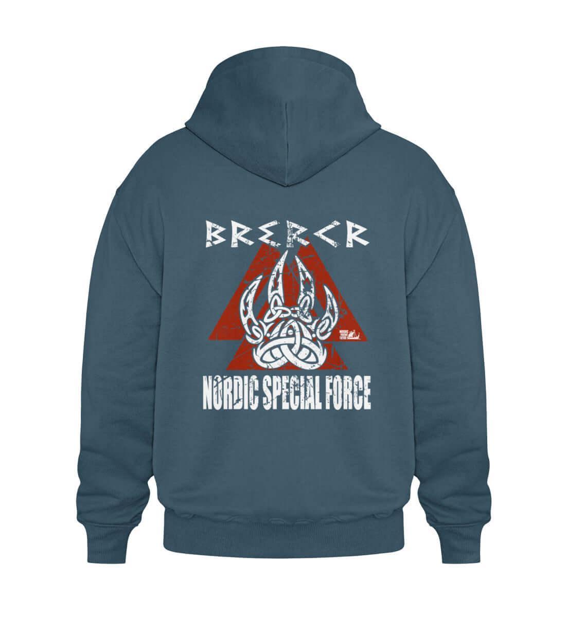 Wikinger Heavy Vintage Hoodie Berserker "Nordic Special Force" - Nordic Viking Wear