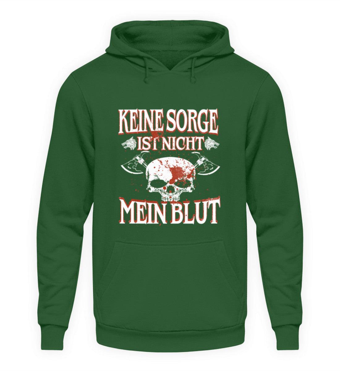 Lustiger Wikinger Hoodie – „Keine Sorge, ist nicht mein Blut“ – Perfekt für Krieger mit Humor! - Nordic Viking Wear