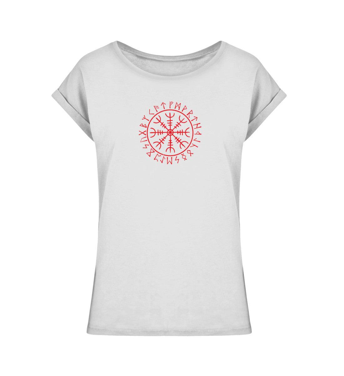 Extended Shirt „Helm of Awe“ – Mächtiges Wikinger Runen Design - Nordic Viking Wear