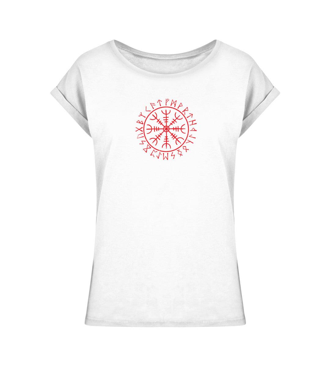 Extended Shirt „Helm of Awe“ – Mächtiges Wikinger Runen Design - Nordic Viking Wear