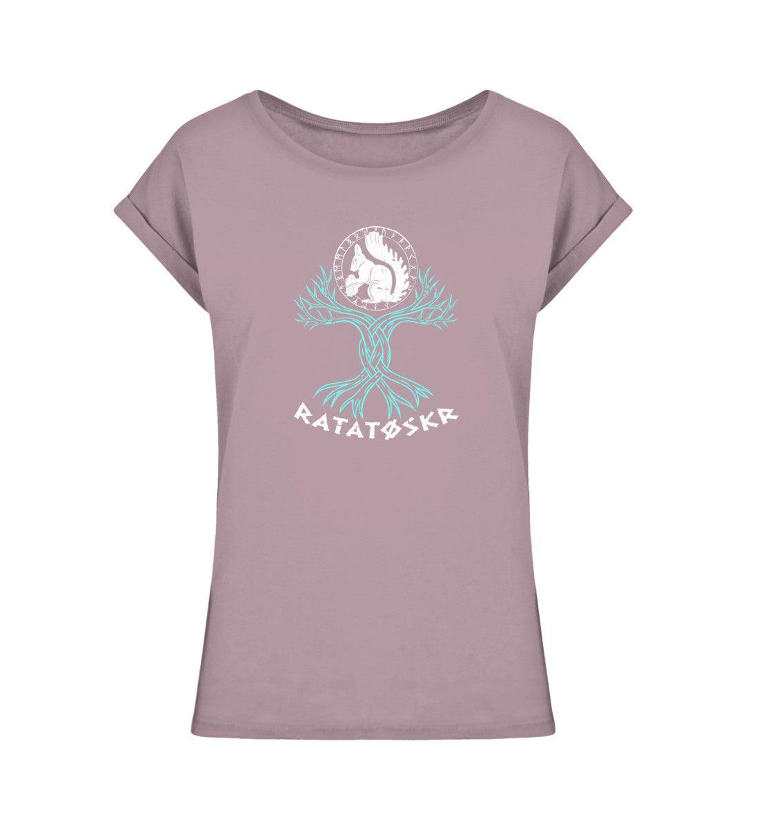 Extended Shirt „Ratatoskr – Yggdrasil Wächter“ – Mystisches Design für Schildmaidens - Nordic Viking Wear
