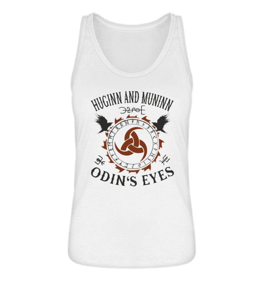 Schildmaiden Tank Top Huginn And Muninn Odin's Augen Weiß - Nordic Viking Wear