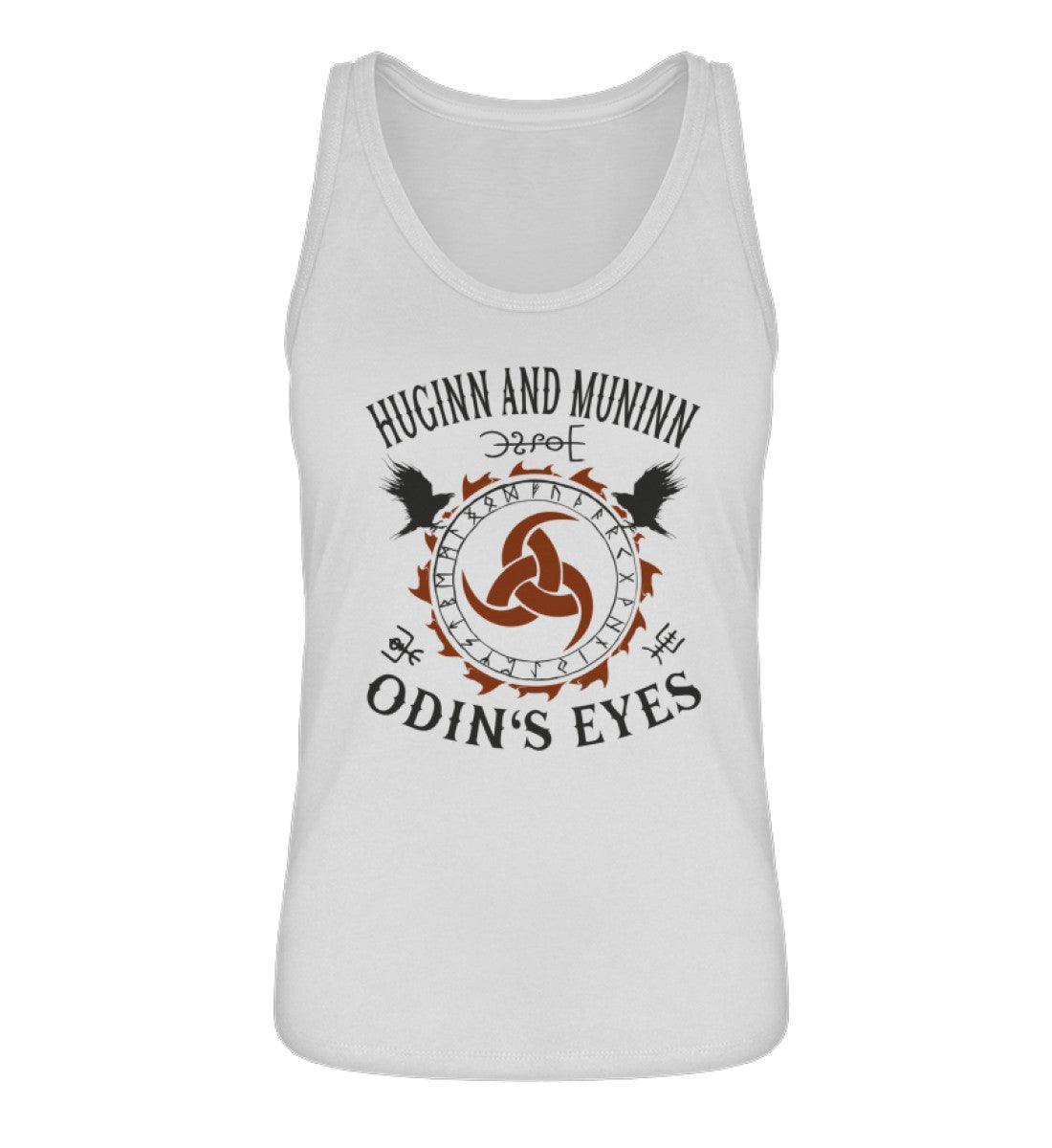 Schildmaiden Tank Top Huginn And Muninn Odin's Augen Weiß - Nordic Viking Wear
