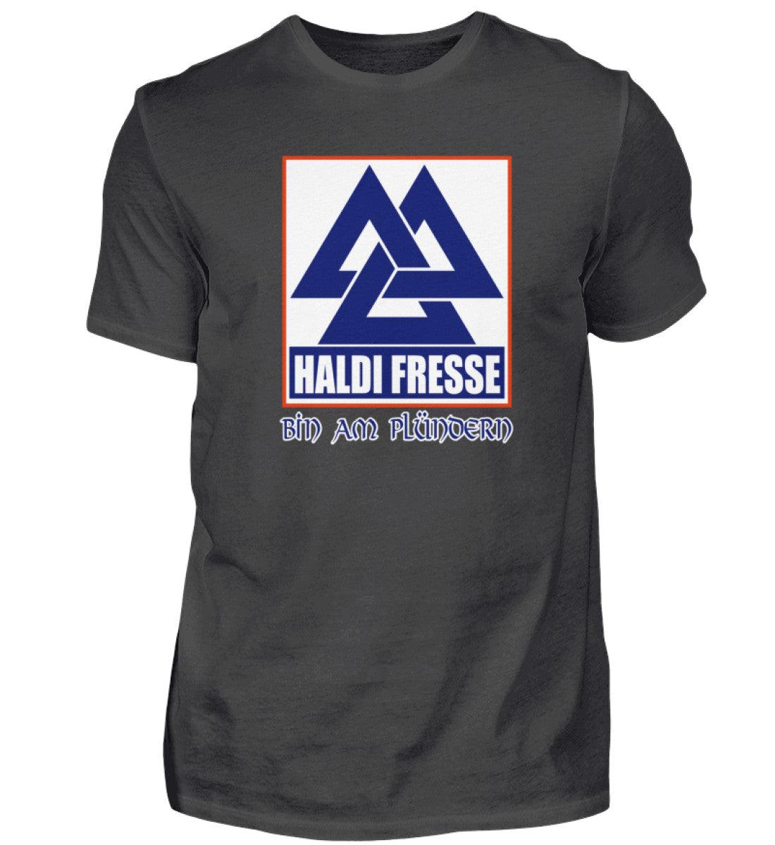 Haldi Fresse - Wikinger Premiumshirt "Bin am Plündern" - Lustiges Viking Design - Nordic Viking Wear