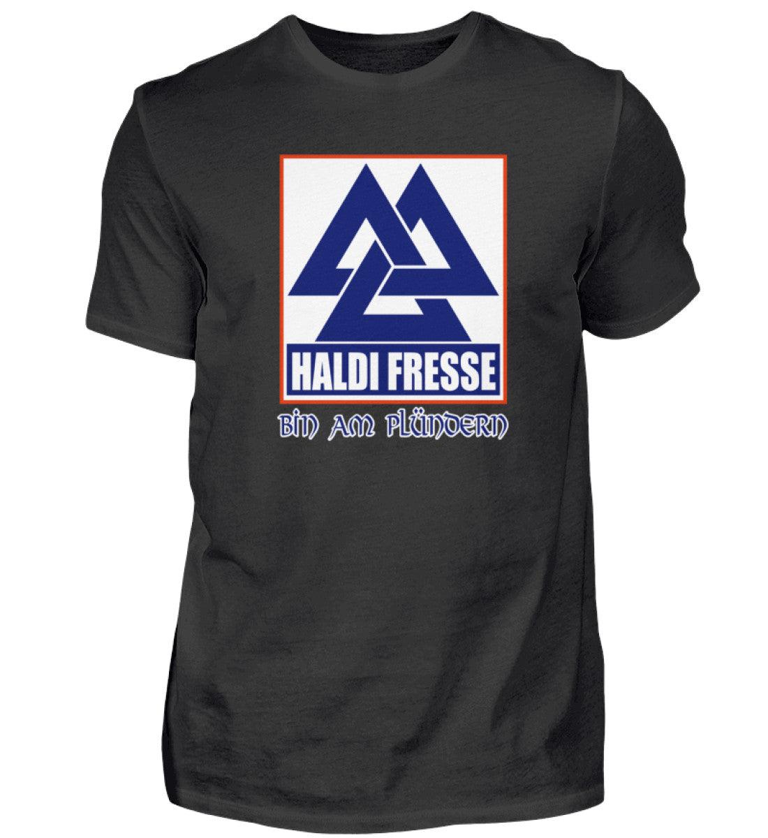 Haldi Fresse - Wikinger Premiumshirt "Bin am Plündern" - Lustiges Viking Design - Nordic Viking Wear