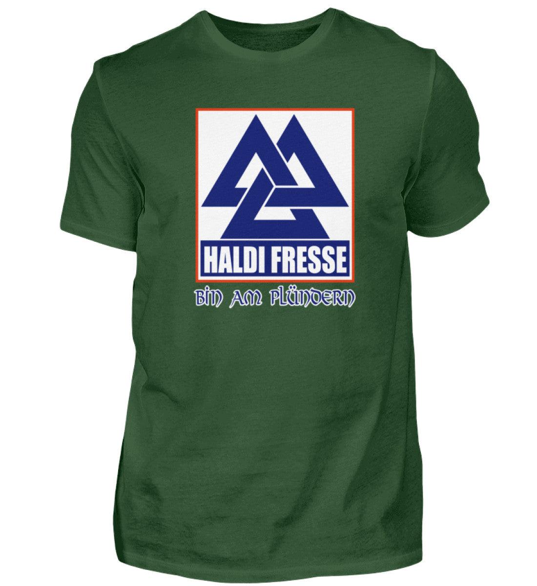 Haldi Fresse - Wikinger Premiumshirt "Bin am Plündern" - Lustiges Viking Design - Nordic Viking Wear