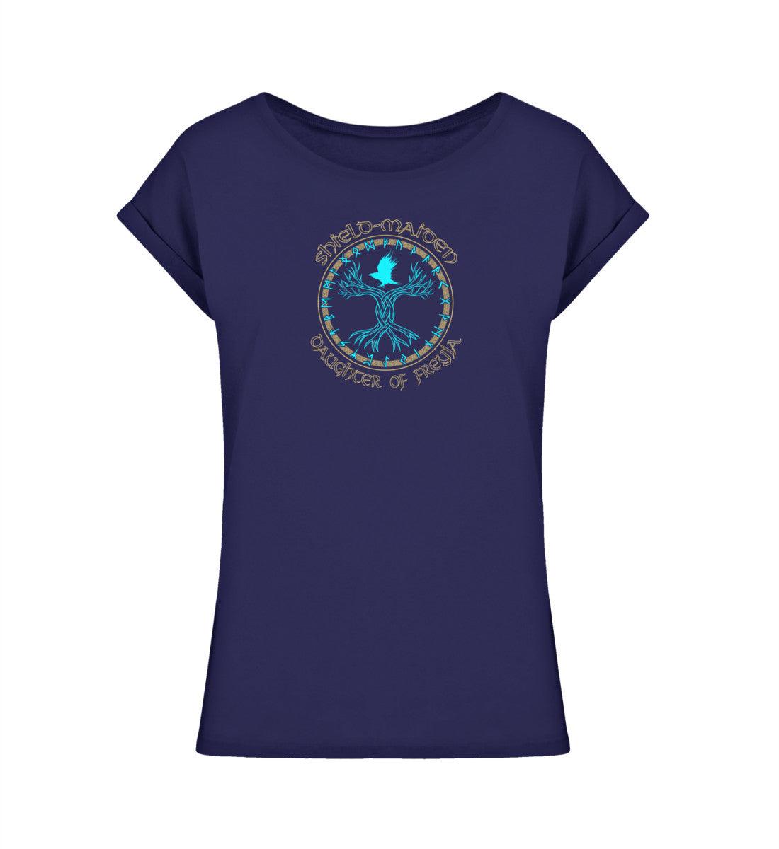 Schildmaiden Extended Shirt – "Shield-Maiden Daughter of Freyja" - Nordic Viking Wear