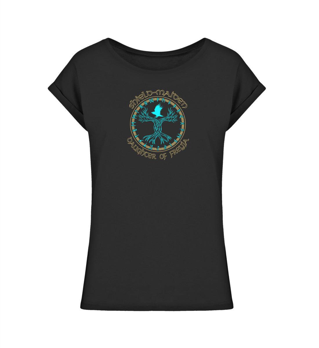 Schildmaiden Extended Shirt – "Shield-Maiden Daughter of Freyja" - Nordic Viking Wear