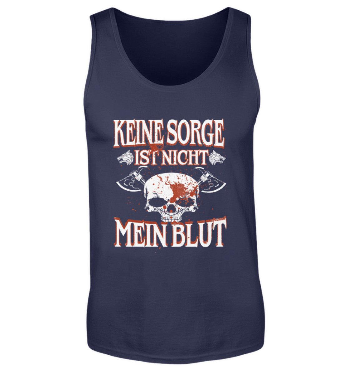 Lustiges Wikinger Tanktop – „Keine Sorge, ist nicht mein Blut“ – Perfekt für Krieger mit Humor! - Nordic Viking Wear