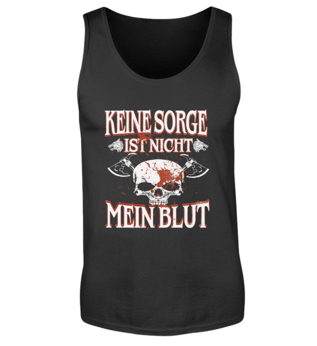 Lustiges Wikinger Tanktop – „Keine Sorge, ist nicht mein Blut“ – Perfekt für Krieger mit Humor! - Nordic Viking Wear