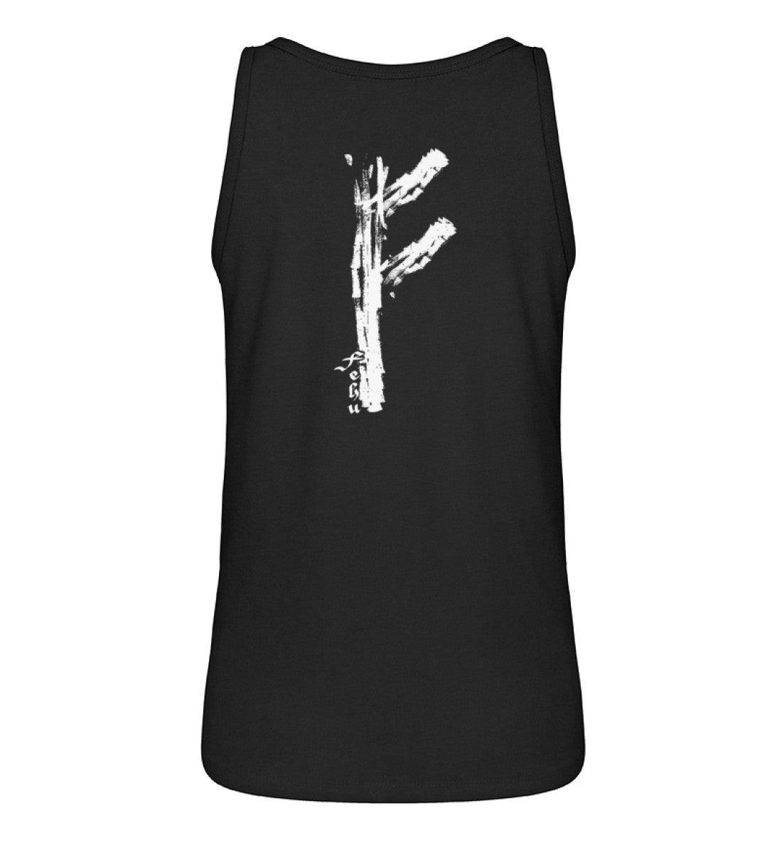 Schildmaiden Fehu Runen Tanktop - Symbol für Wohlstand und Energie - Nordic Viking Wear