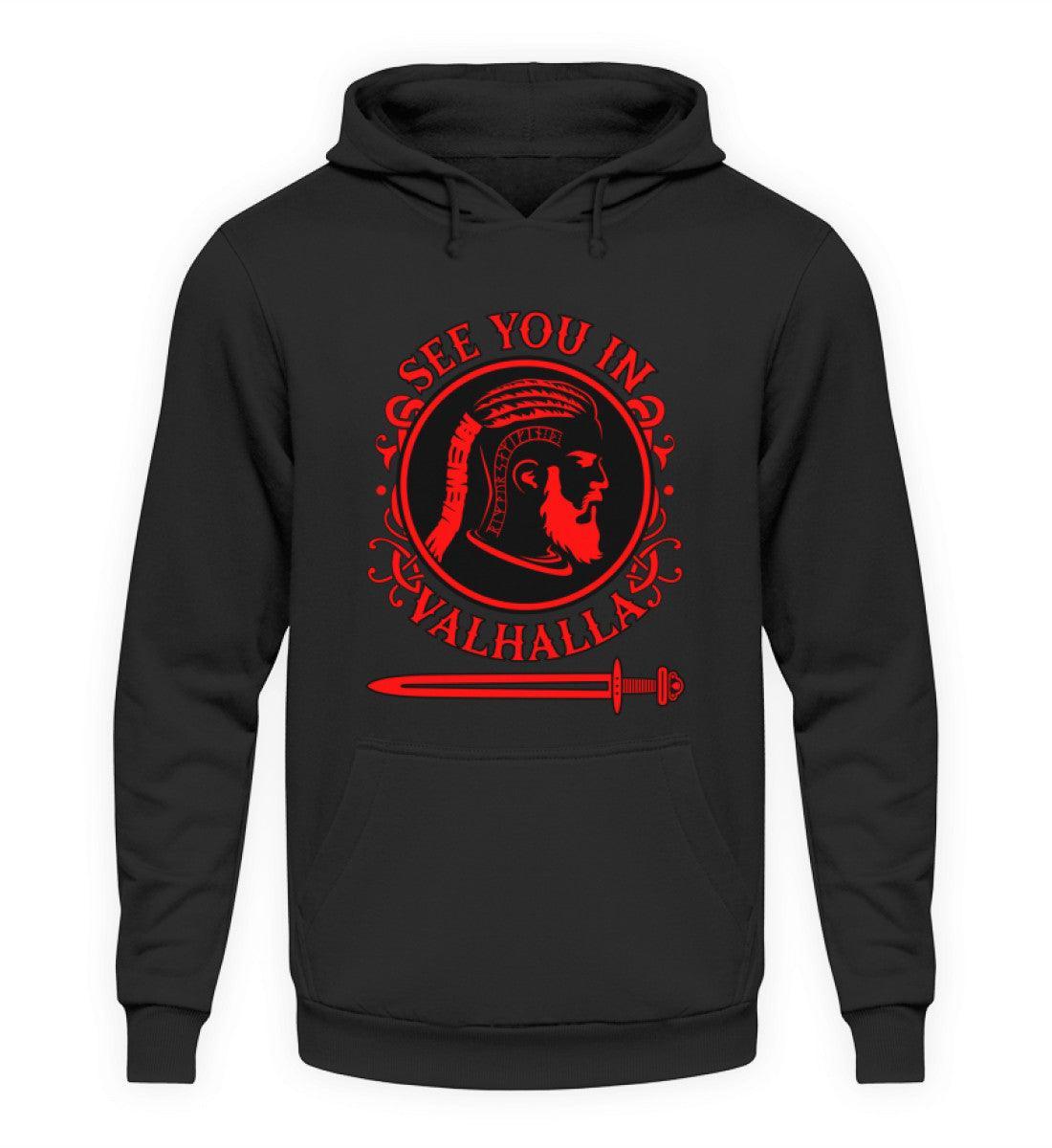 Wikinger Hoodie - "See You In Valhalla" - Nordic Viking Wear