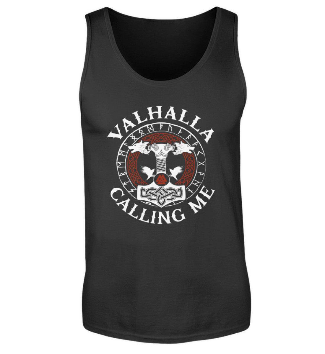 Wikinger Tank Top "Valhalla Calling Me" – Thors Hammer trifft moderne Eleganz! - Nordic Viking Wear