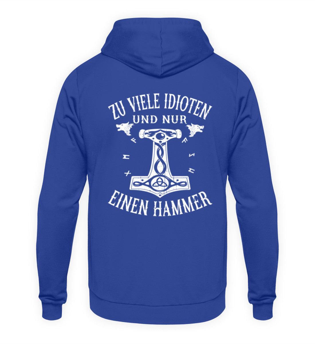 Wikinger Hoodie "Hammer der Weisheit" Backprint - Nordic Viking Wear